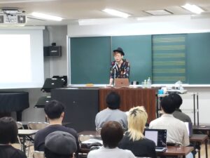 弊社代表no_myが大阪音楽大学にて講義を担当いたしました