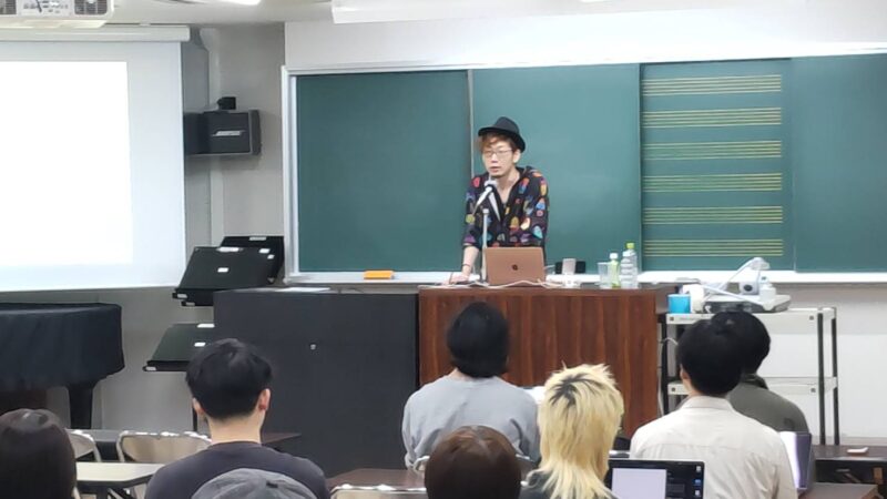 弊社代表no_myが大阪音楽大学にて講義を担当いたしました